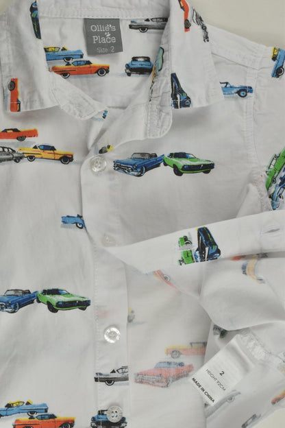 Ollie's Place Size 2 Vintage Cars Shirt