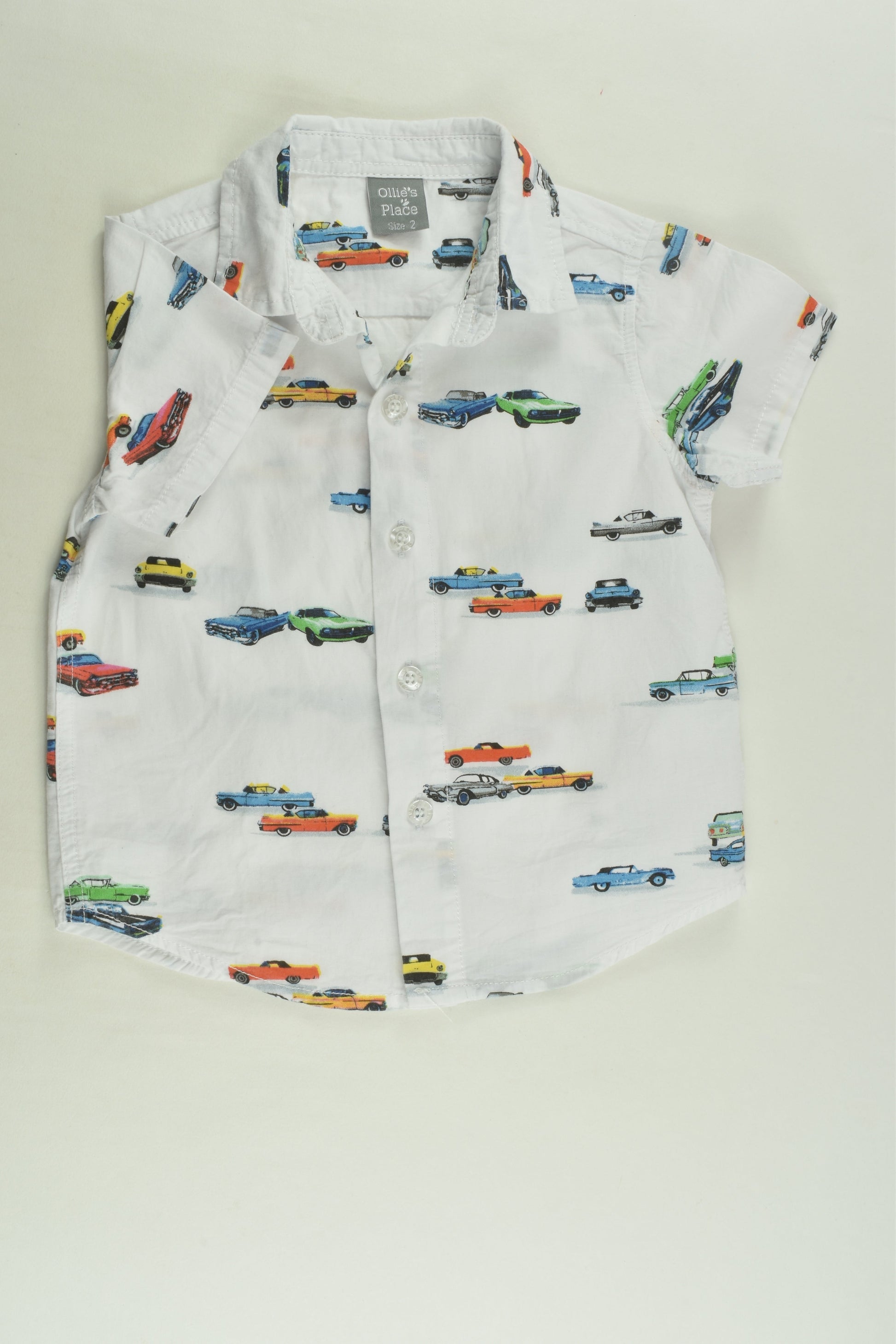 Ollie's Place Size 2 Vintage Cars Shirt