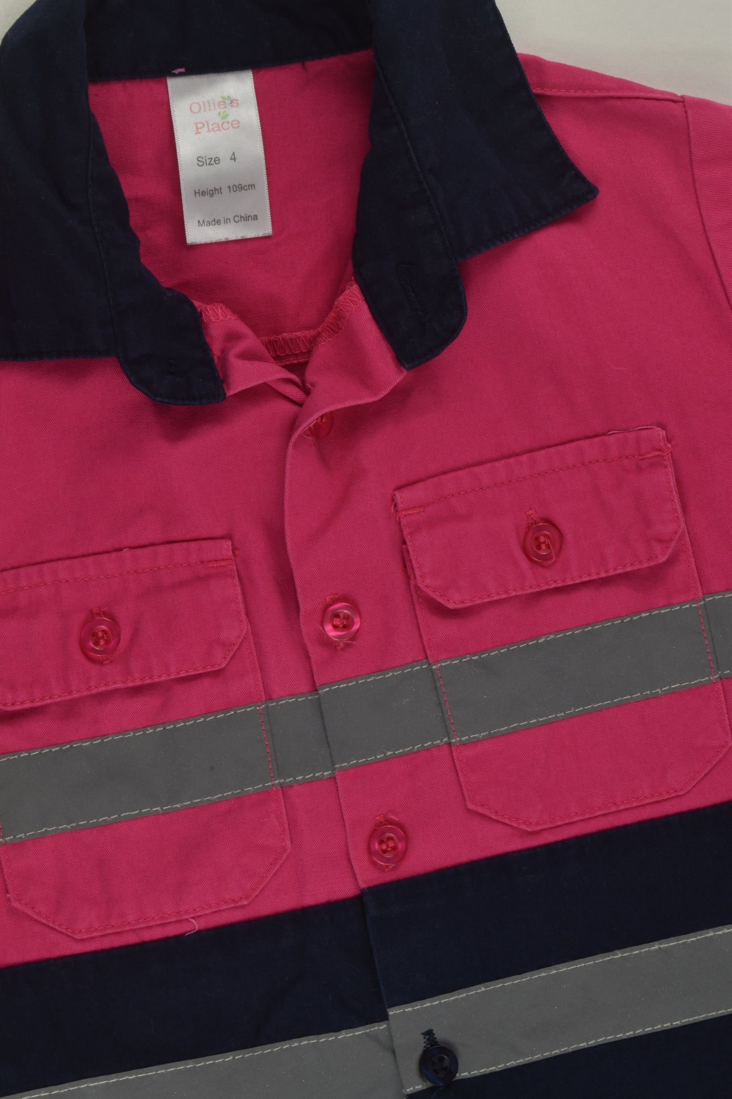 Ollie's Place Size 4 Pink Work Shirt