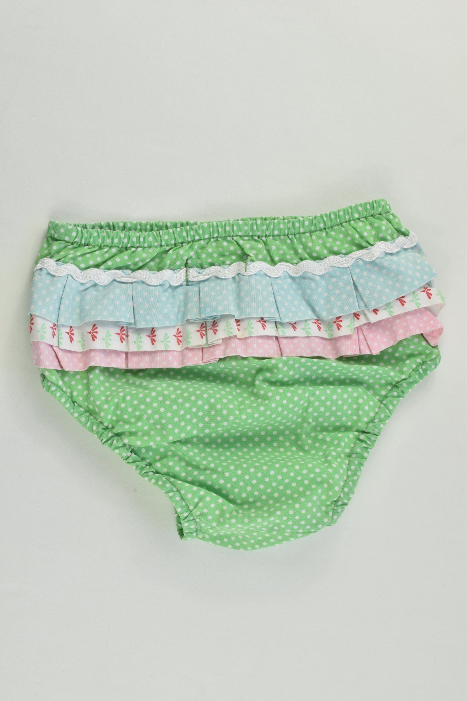 Oobi Size 0 (6/12 months) Ruffle at the Back Nappy Cover