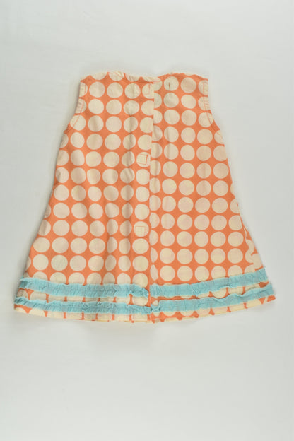 Oobi Size 000-00 Polka Dots Dress