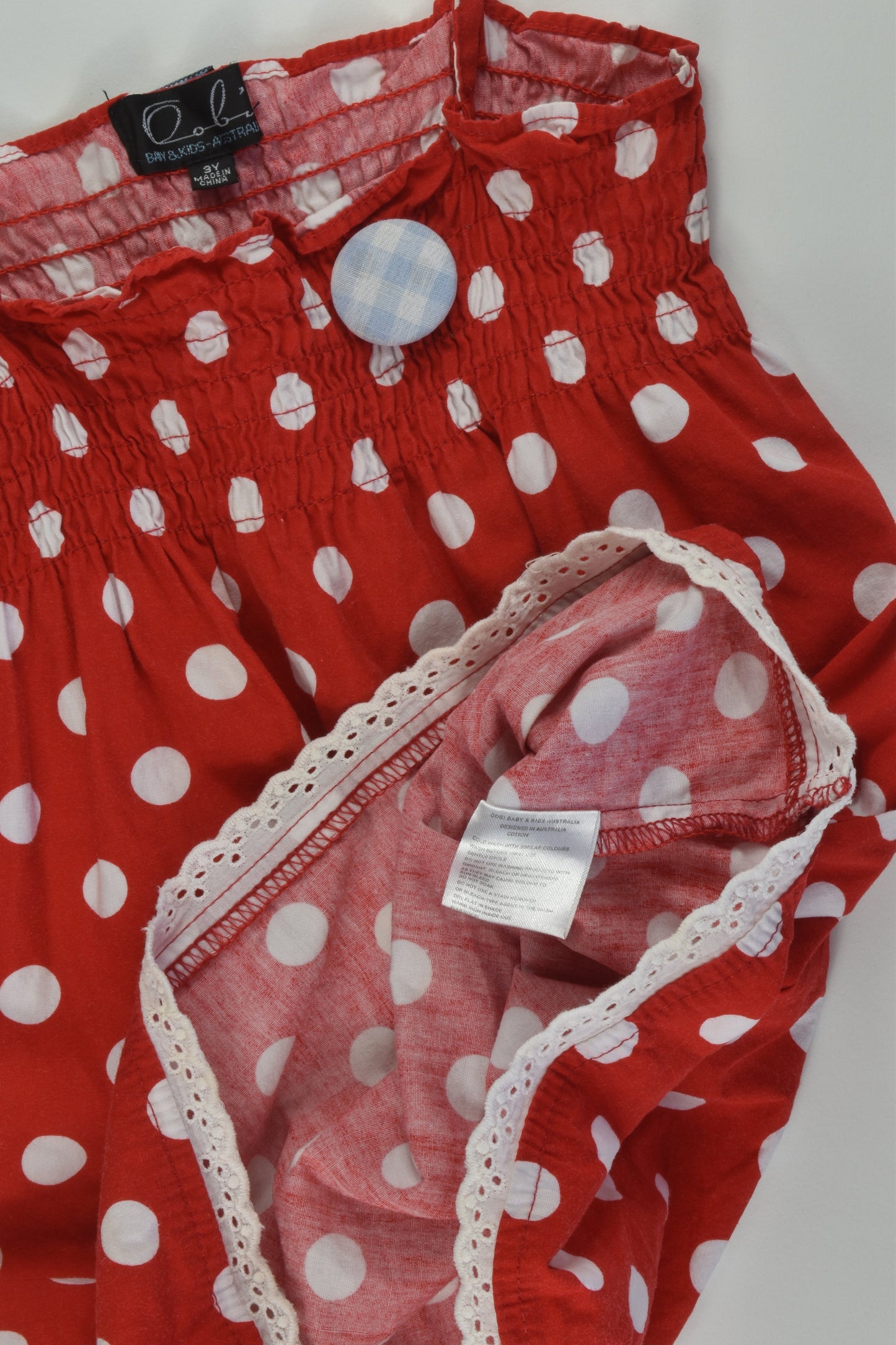Oobi Size 3 Polka Dots Dress