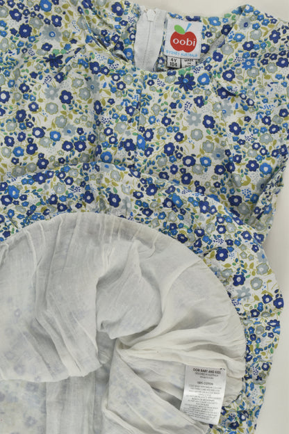 Oobi Size 4 Lined Liberty Print Dress
