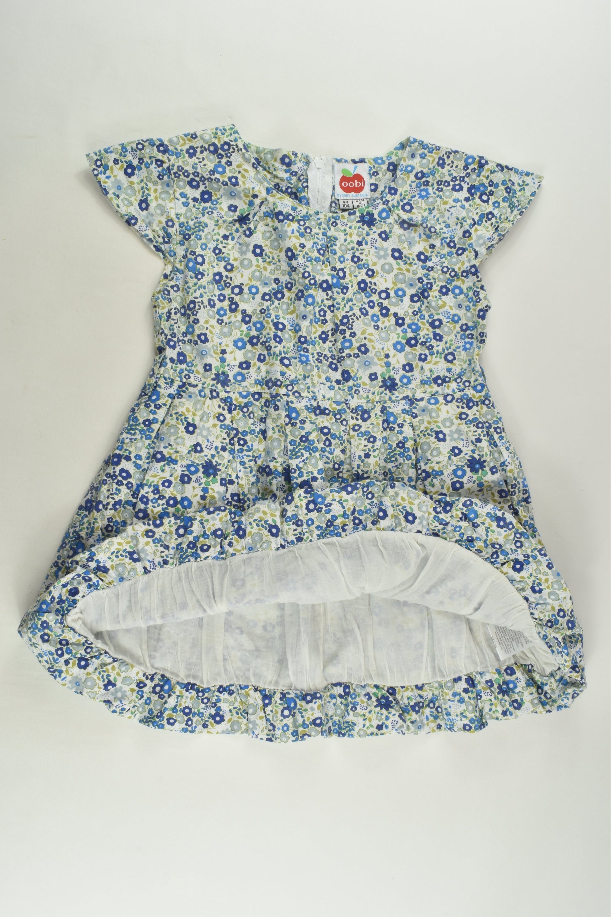 Oobi Size 4 Lined Liberty Print Dress