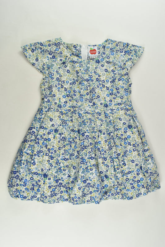 Oobi Size 4 Lined Liberty Print Dress