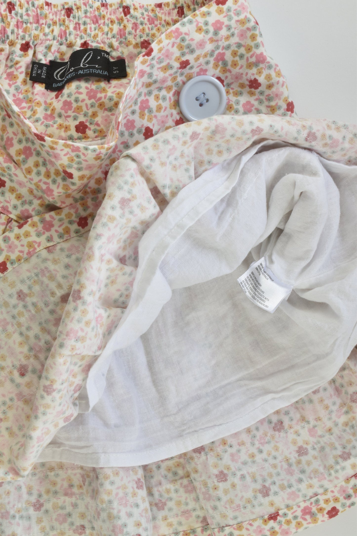 Oobi Size 5 Lined Floral Skirt