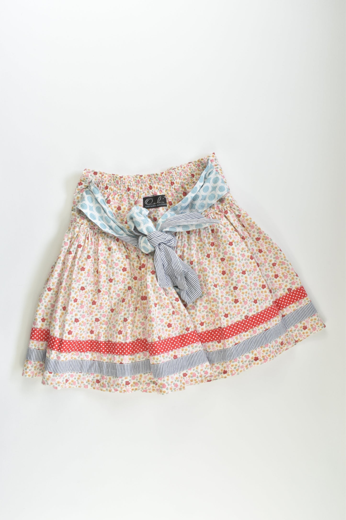 Oobi Size 5 Lined Floral Skirt