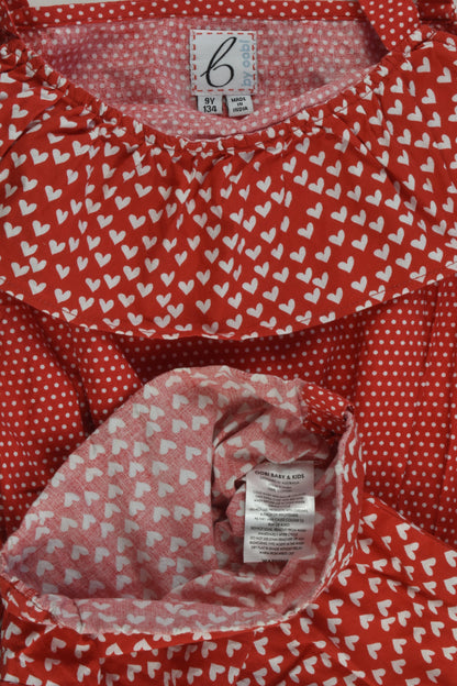 Oobi Size 9 (134 cm) Love Hearts Short Playsuit