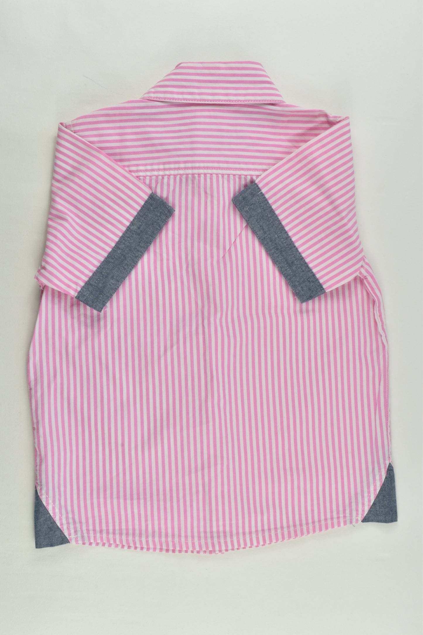 Oria Collection Australia Size 4 Pink Striped Shirt