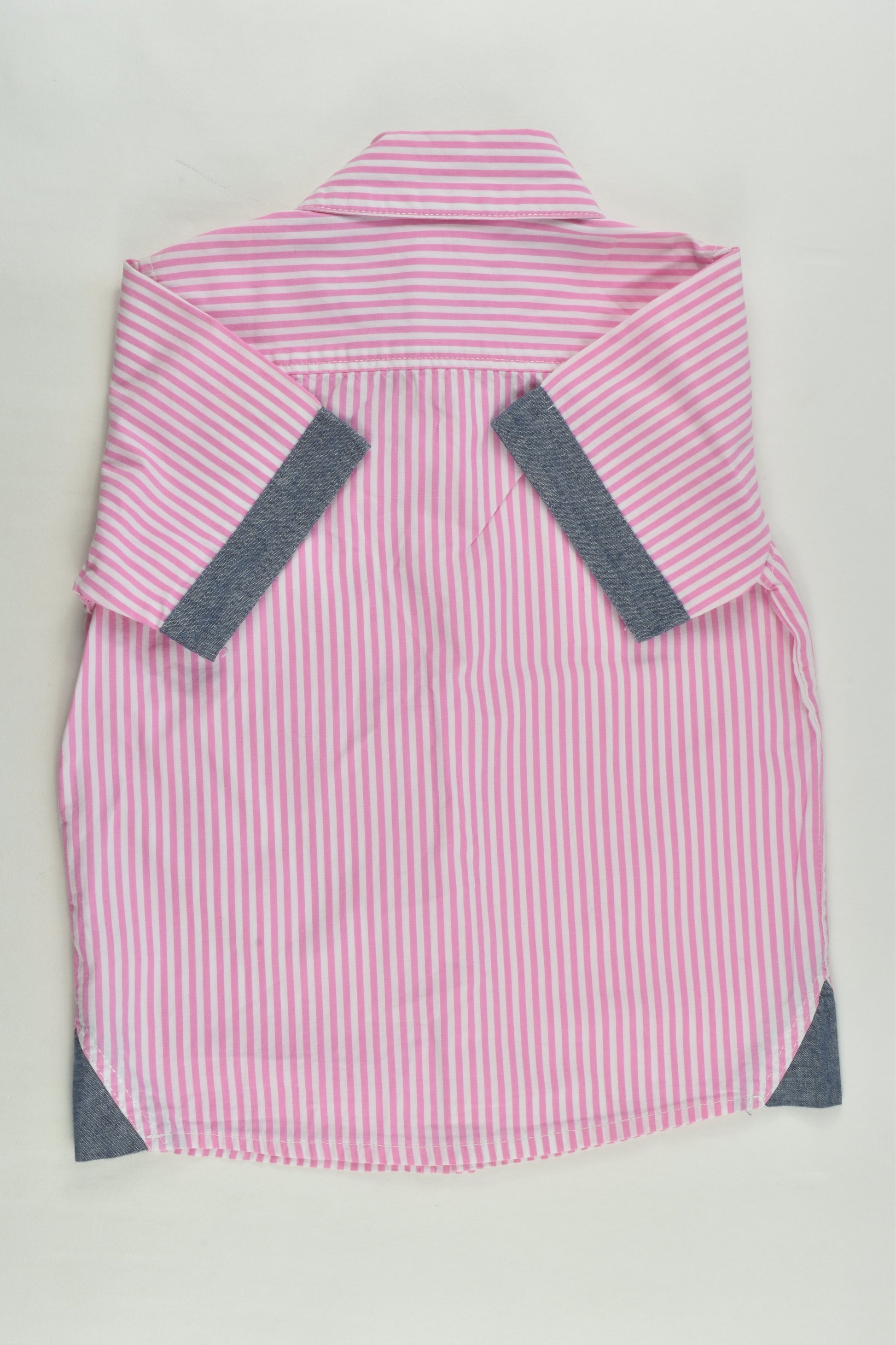 Oria Collection Australia Size 4 Pink Striped Shirt
