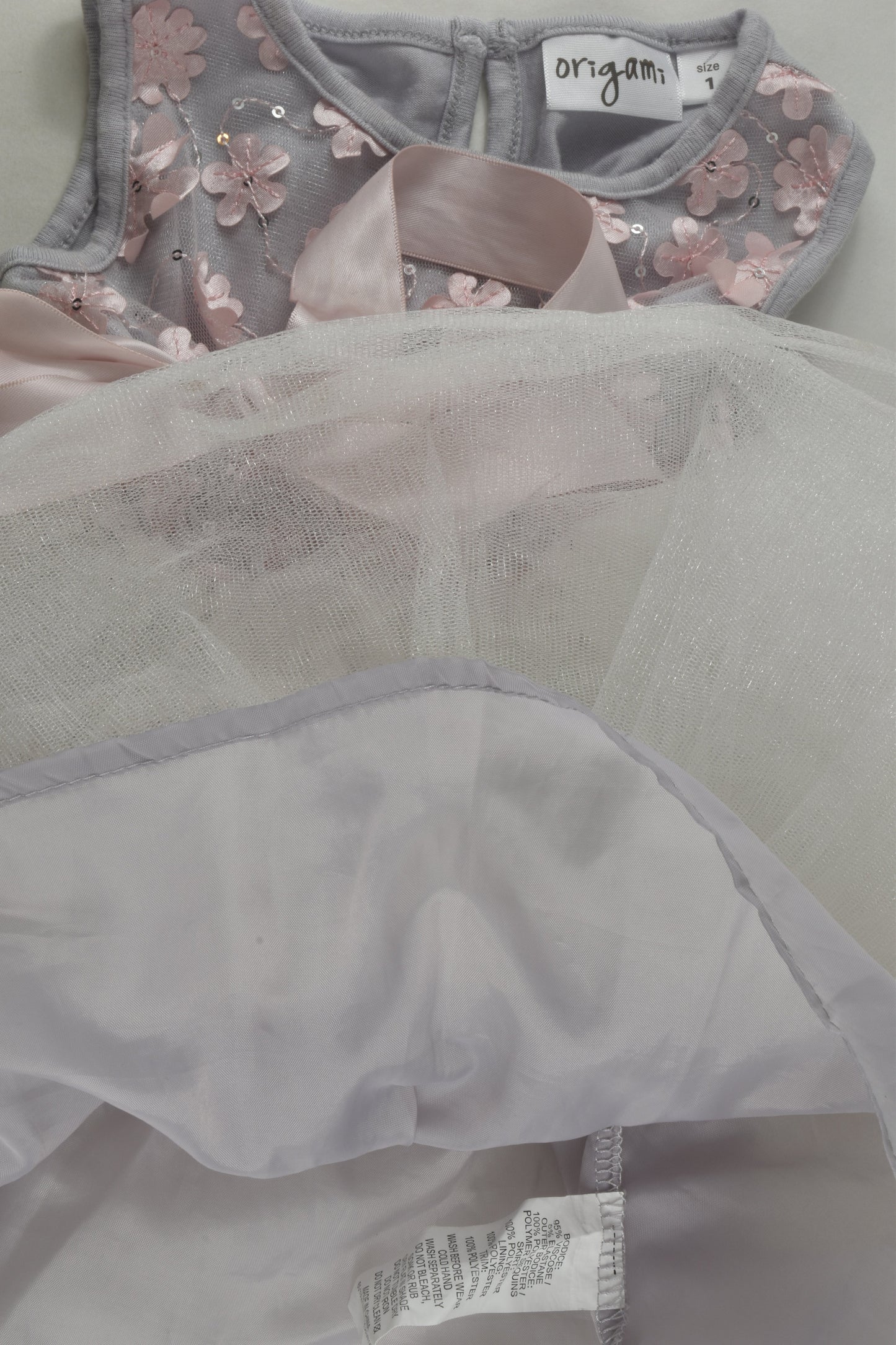 Origami Size 1 Tulle Dress