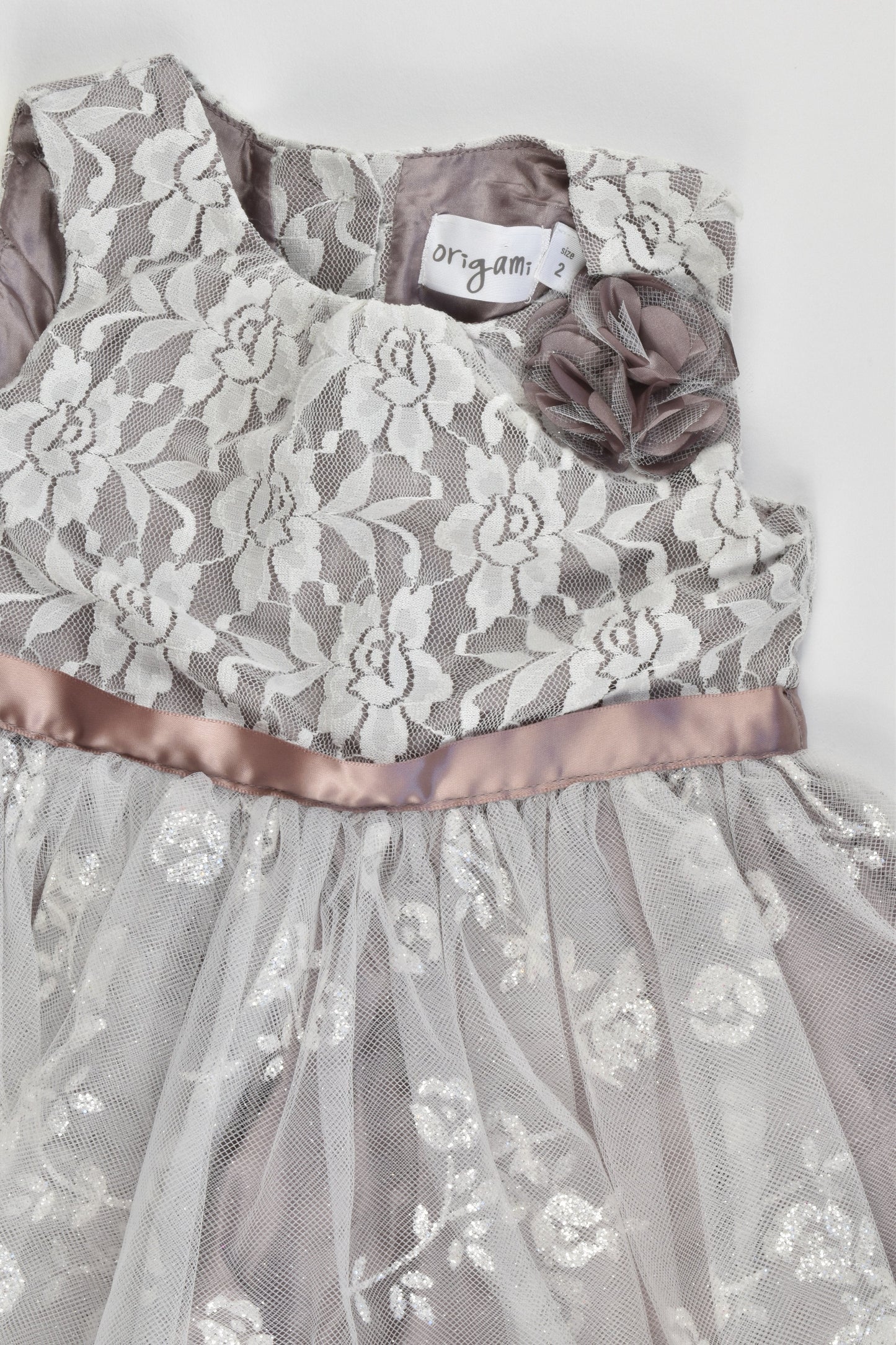 Origami Size 2 Dress