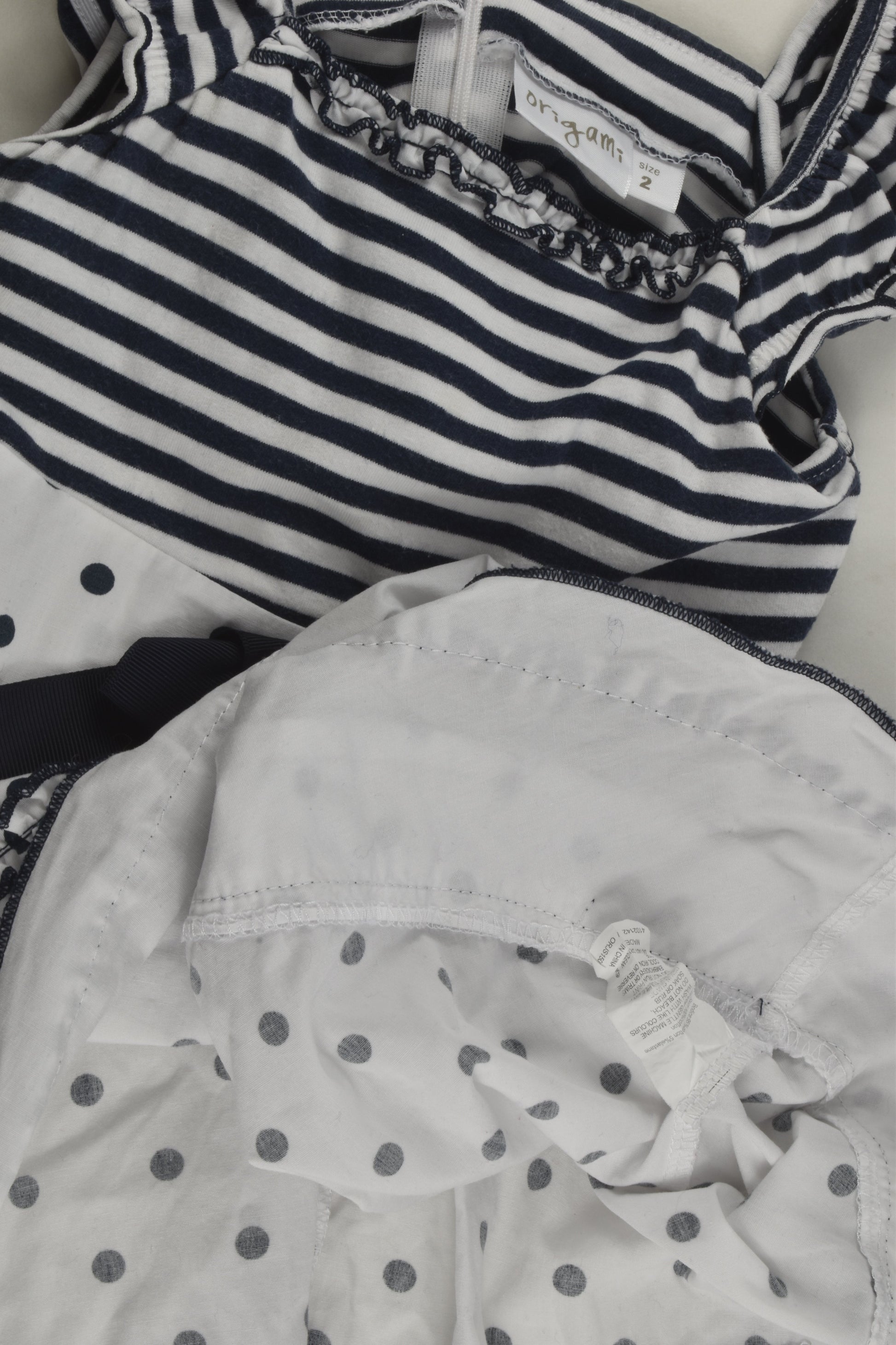 Origami Size 2 Dress