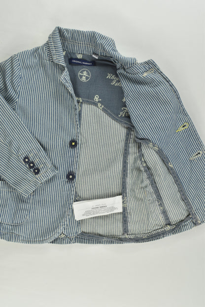 Original Marines Size 0 (9/12 months) Denim Blazer