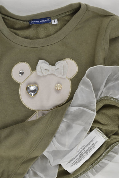 Original Marines Size 6 Teddy Bear Top