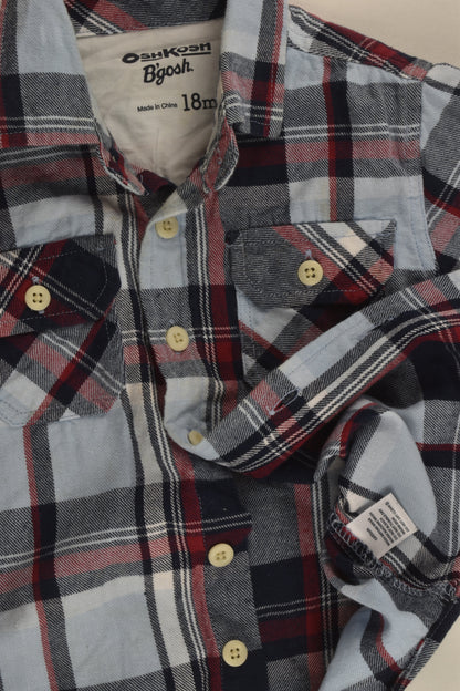OshKosh Size 1 (18 months) Checked Shirt