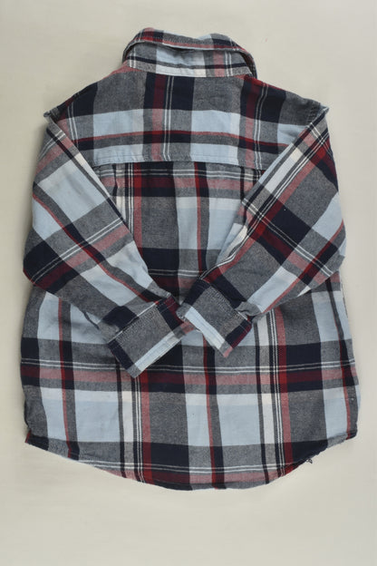 OshKosh Size 1 (18 months) Checked Shirt