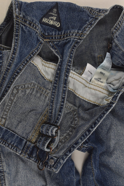 OshKosh Size 2 (24 months) Denim Overalls