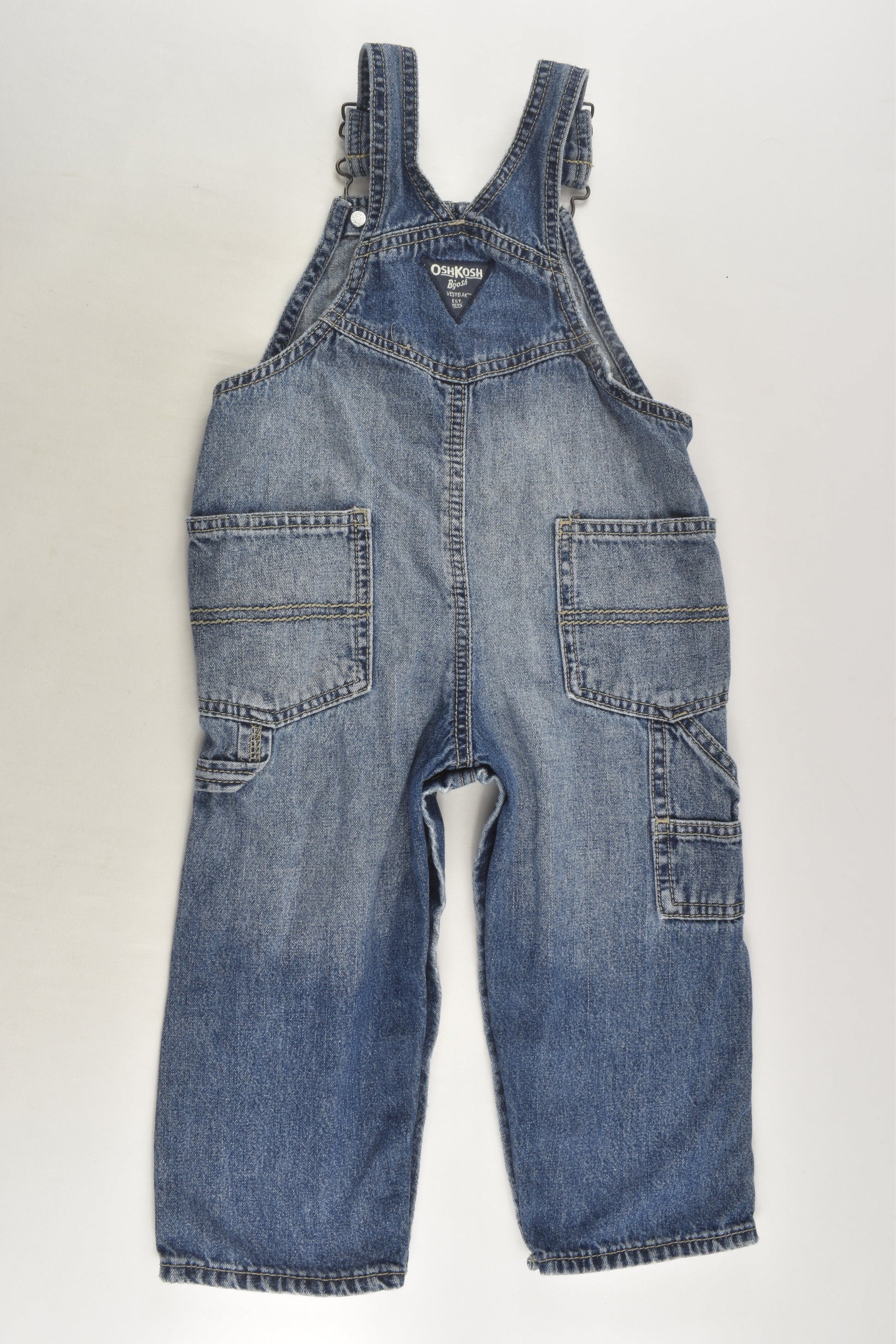 OshKosh Size 2 (24 months) Denim Overalls