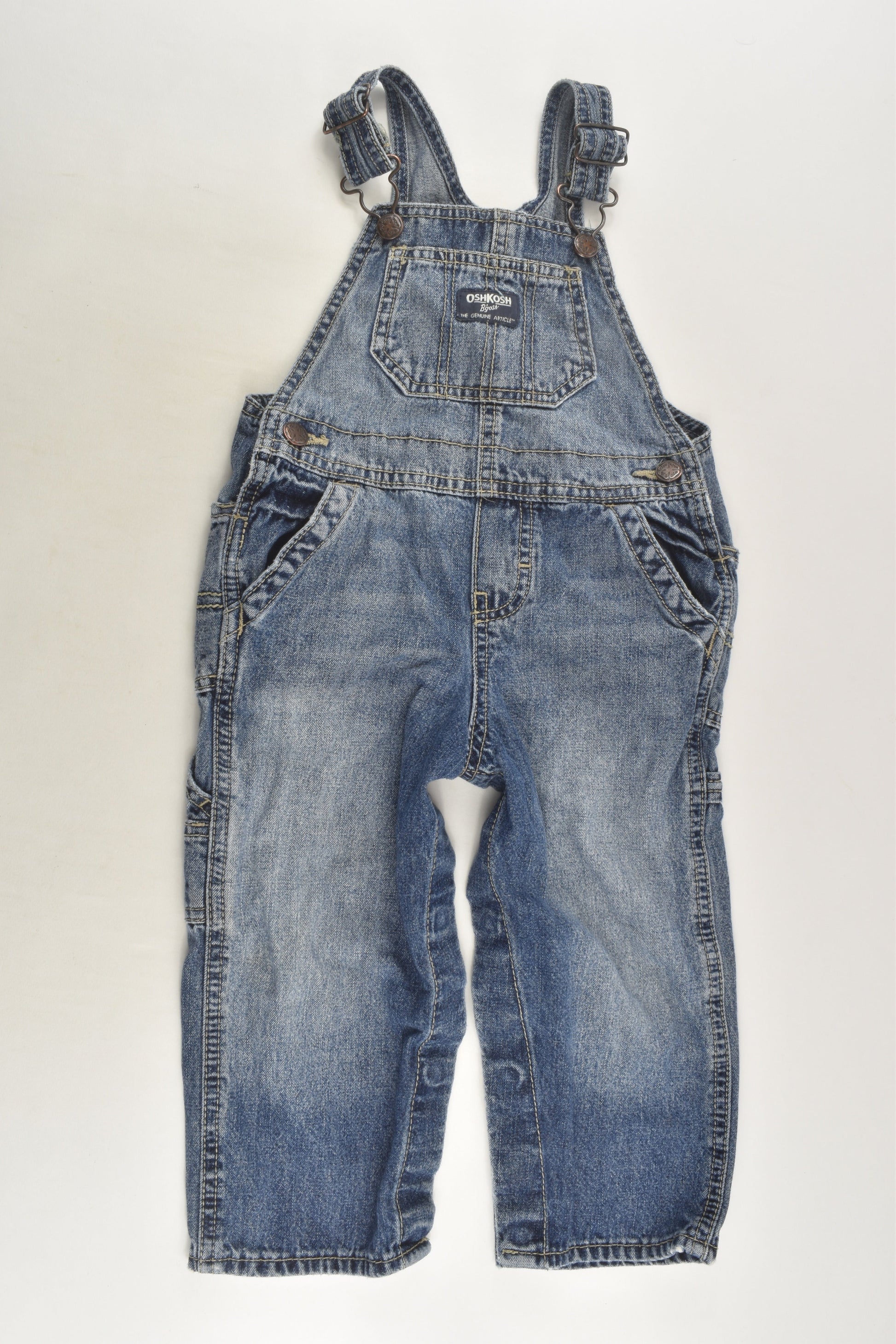 OshKosh Size 2 (24 months) Denim Overalls