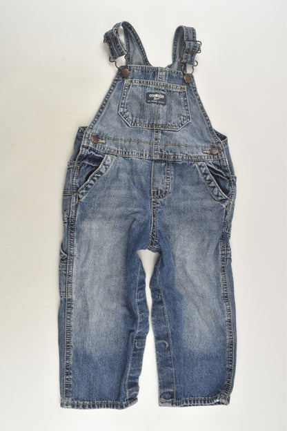 OshKosh Size 2 (24 months) Denim Overalls