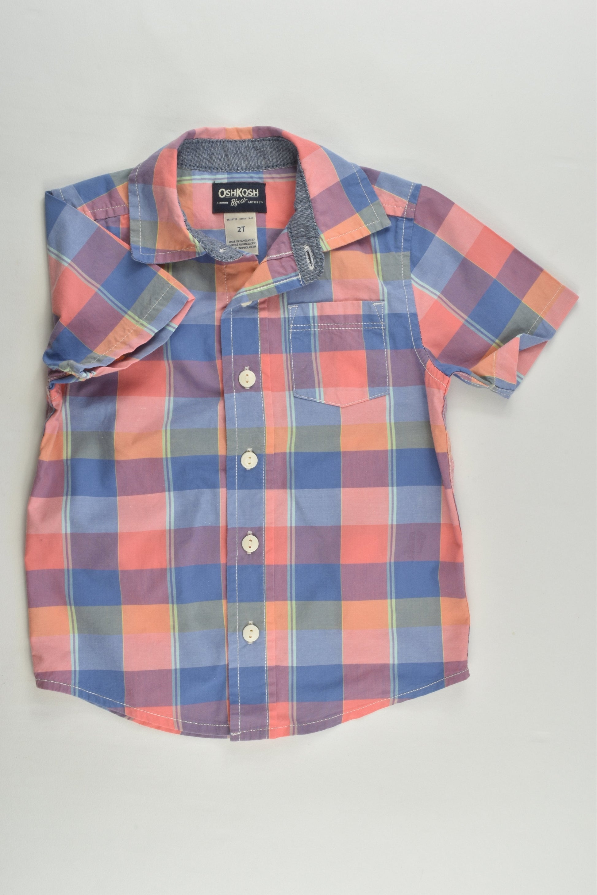 OshKosh Size 2 Checked Shirt