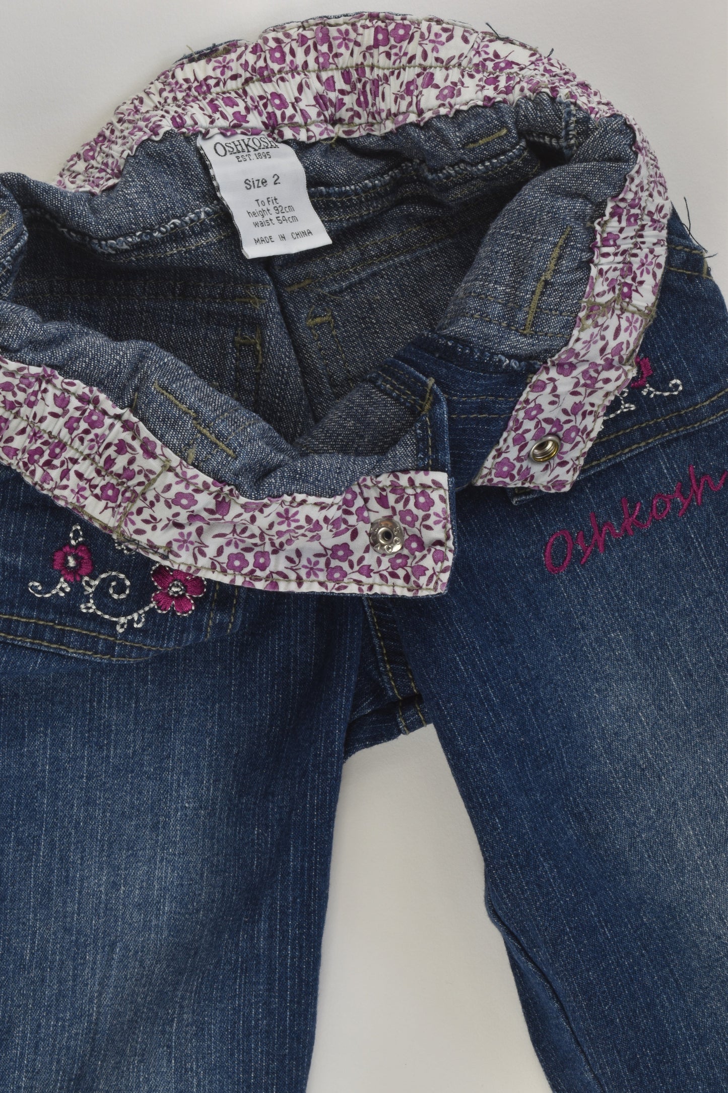 OshKosh Size 2 Embroidery Denim Pants