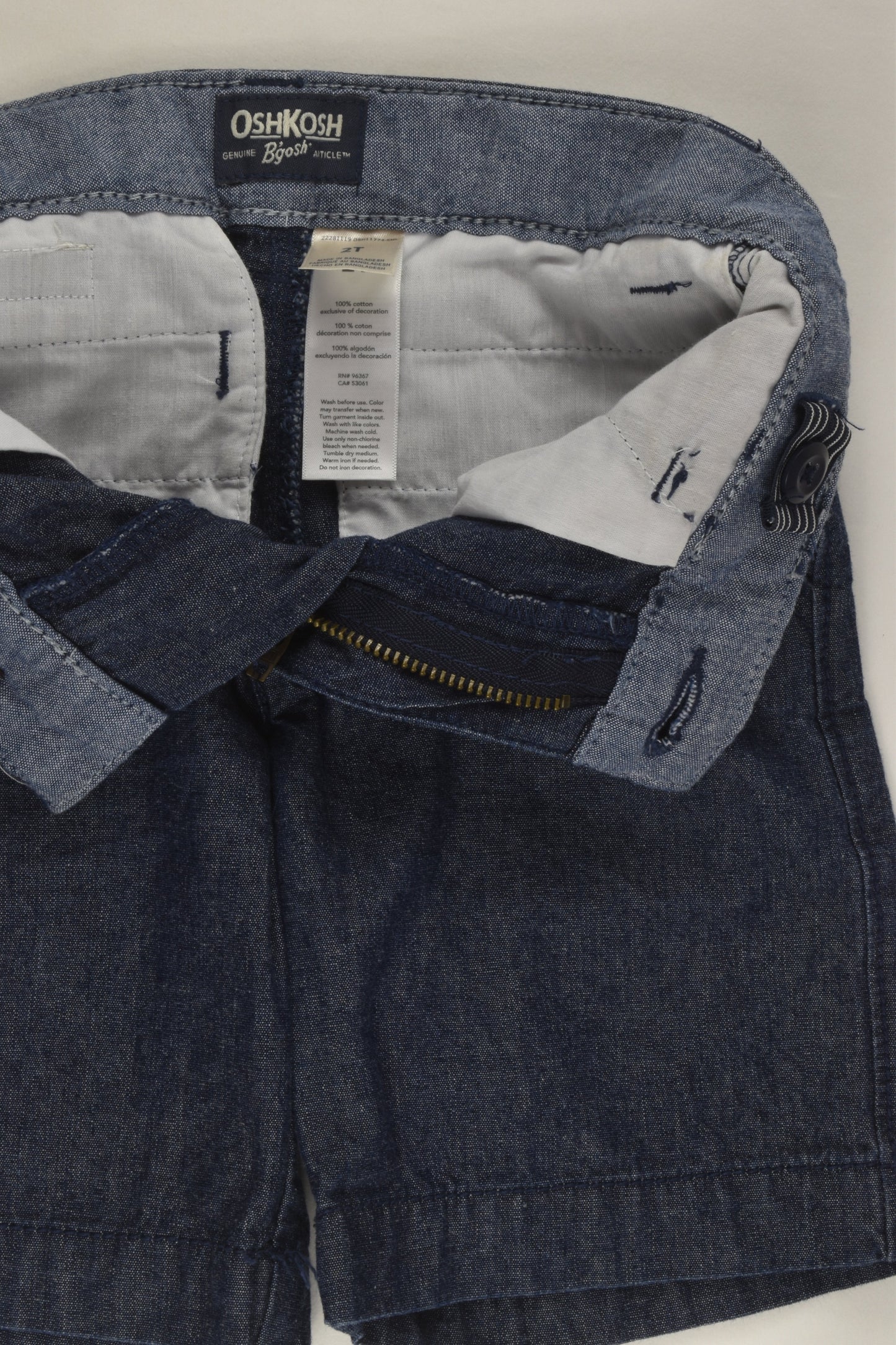 OshKosh Size 2 Lightweight Denim Shorts