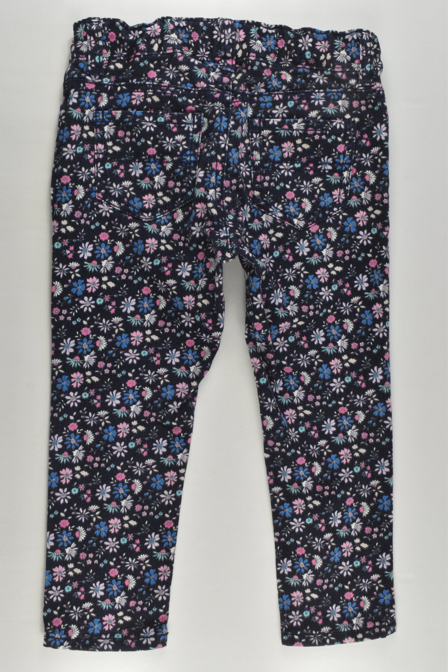 OshKosh Size 4 Stretchy Floral Denim Pants