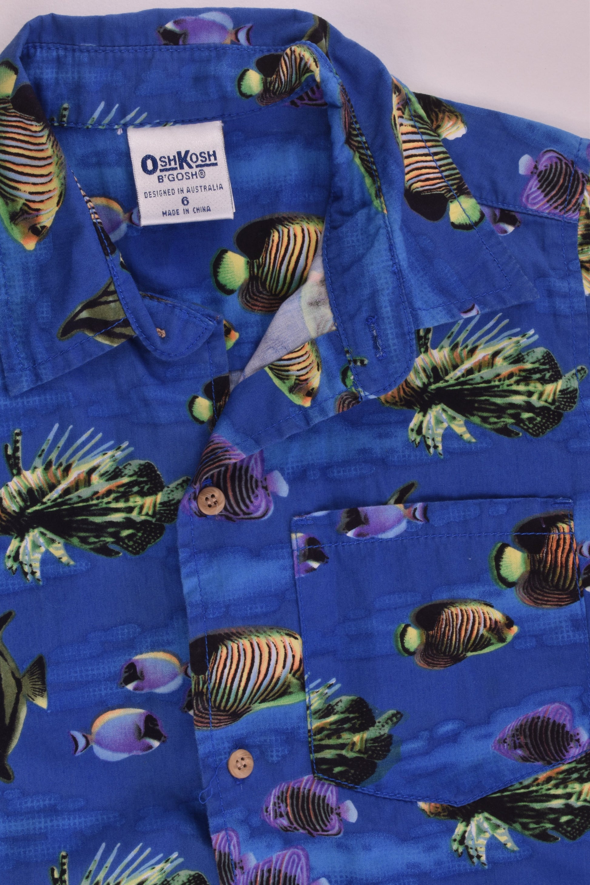 OshKosh Size 6 Fish Shirt