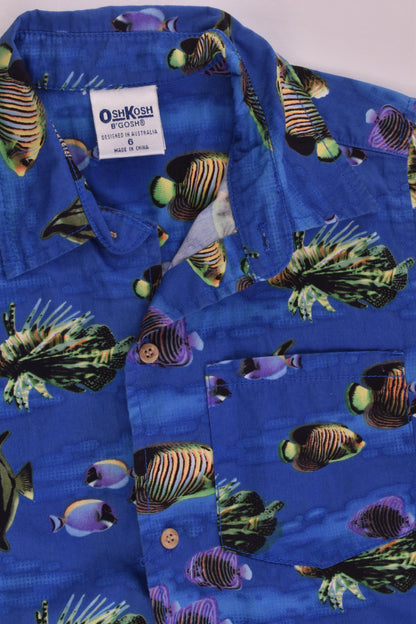 OshKosh Size 6 Fish Shirt