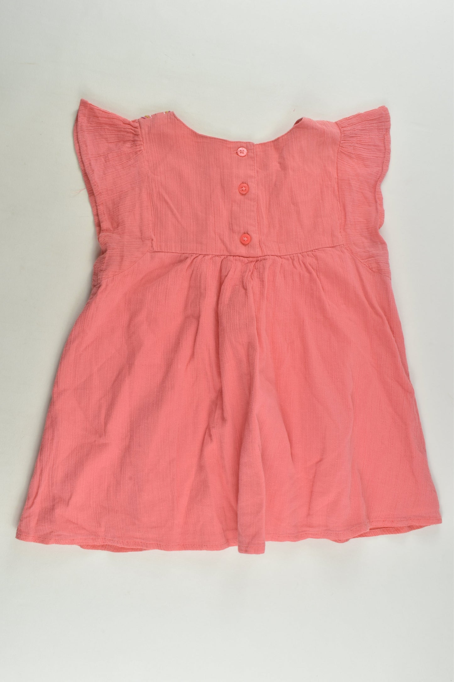 OshKosh Size 6 Lined Embroidery Muslin Blouse