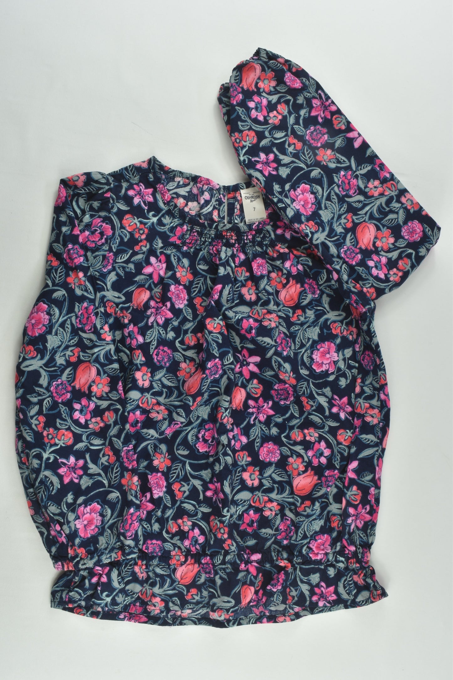OshKosh Size 7 Floral Blouse