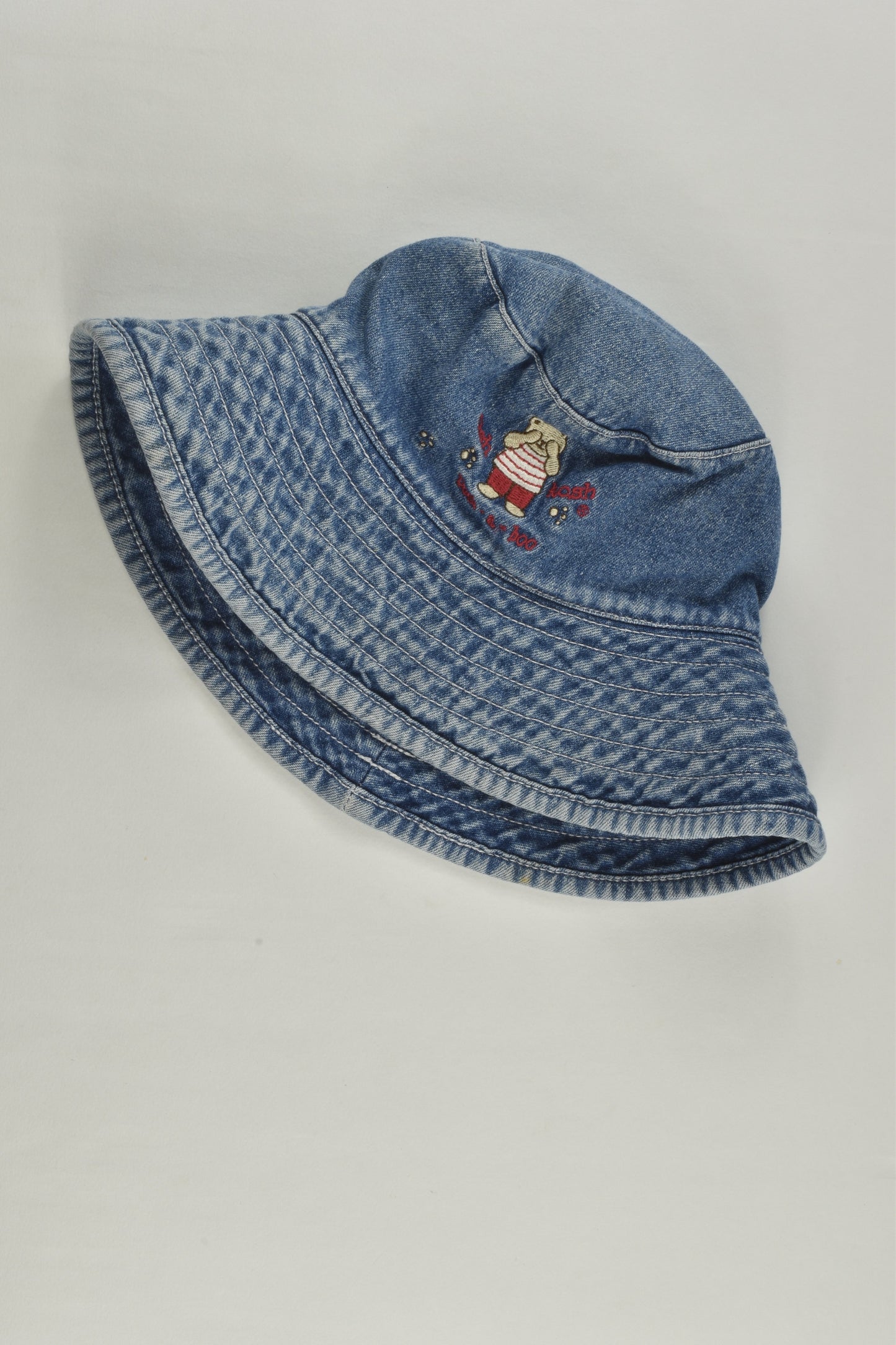 OshKosh Size approx 2-4 (M) Teddy Denim Hat
