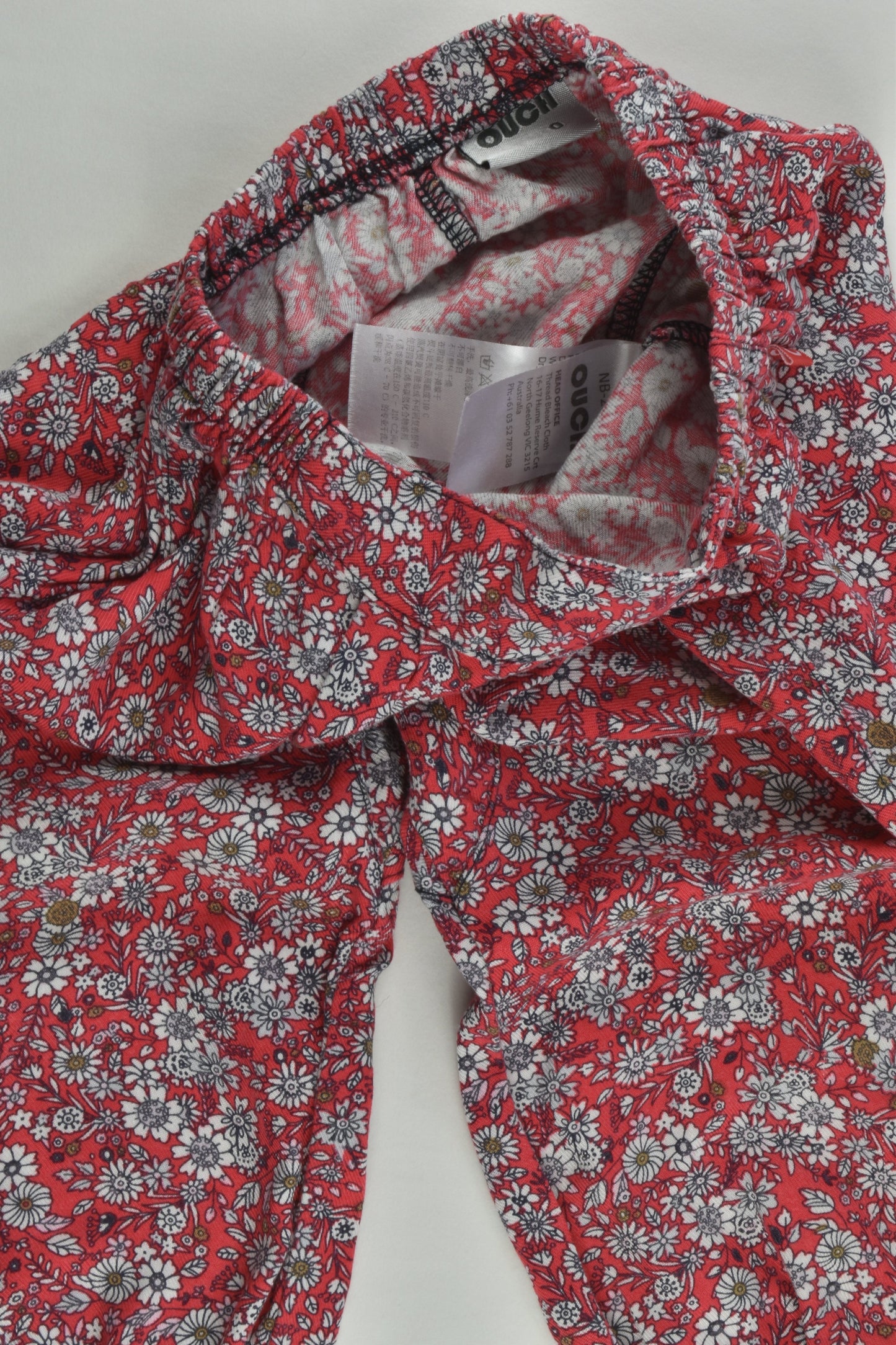 Ouch Size 0 Floral Viscose Pants