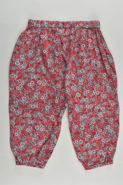 Ouch Size 0 Floral Viscose Pants