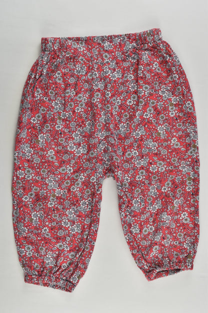 Ouch Size 0 Floral Viscose Pants