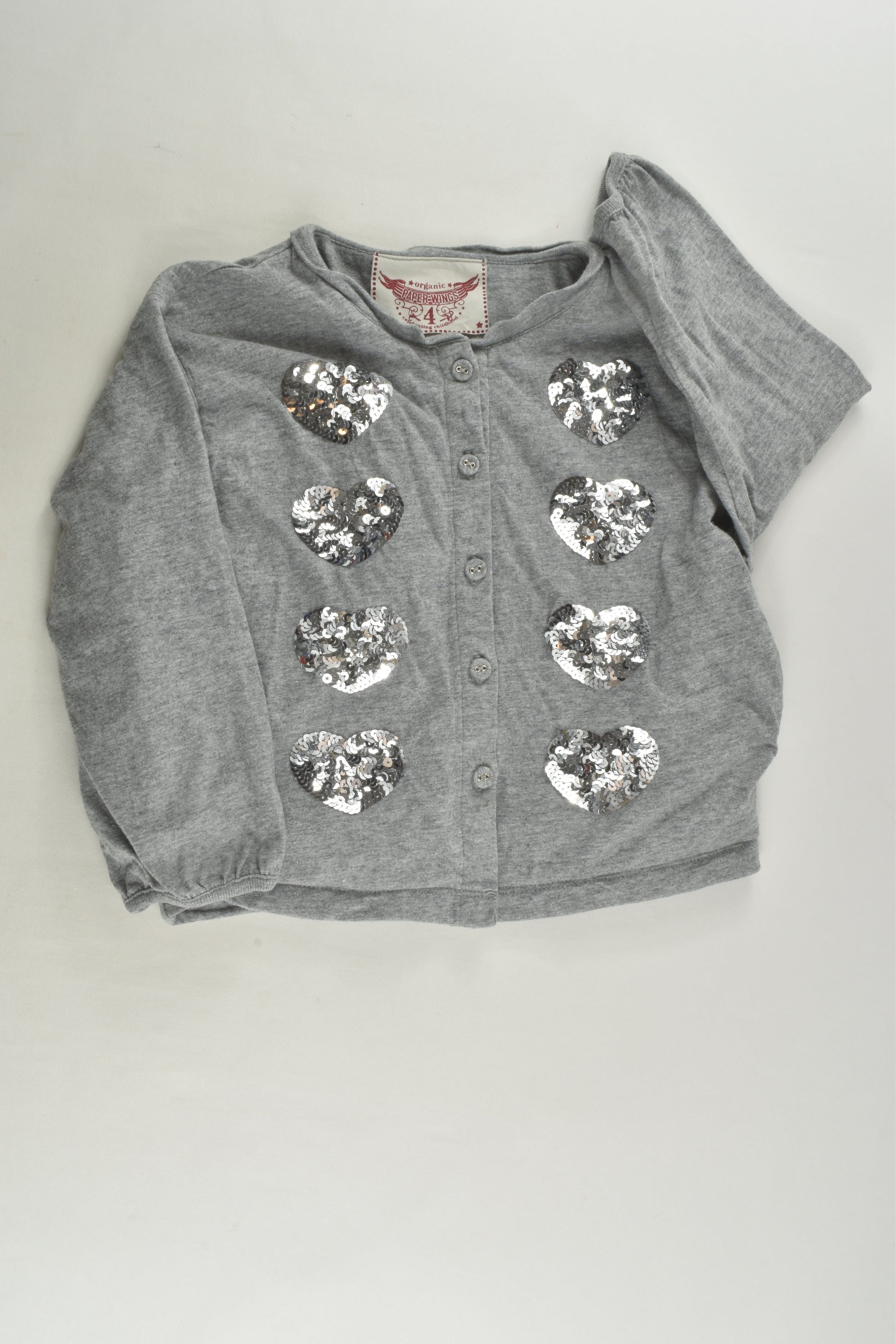 Paper Wings Size 4 Cardigan