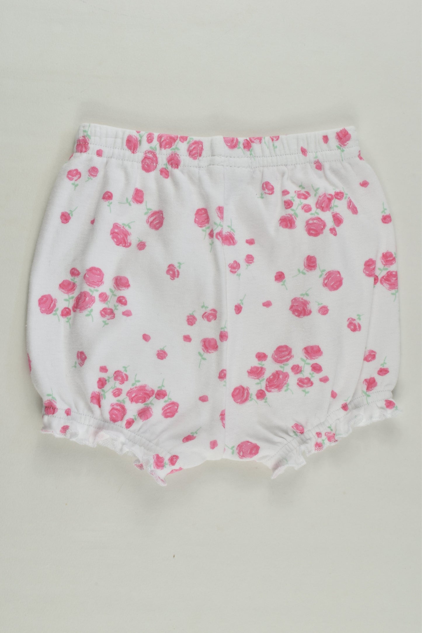 Papoose Size 00 Roses Shorts