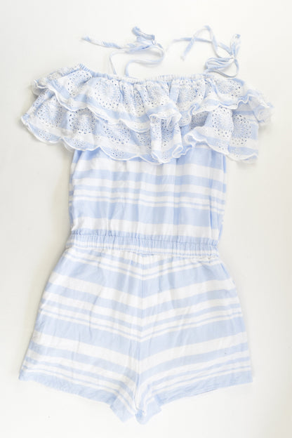 Pavement Size 10 Striped Ruffle Playsuit