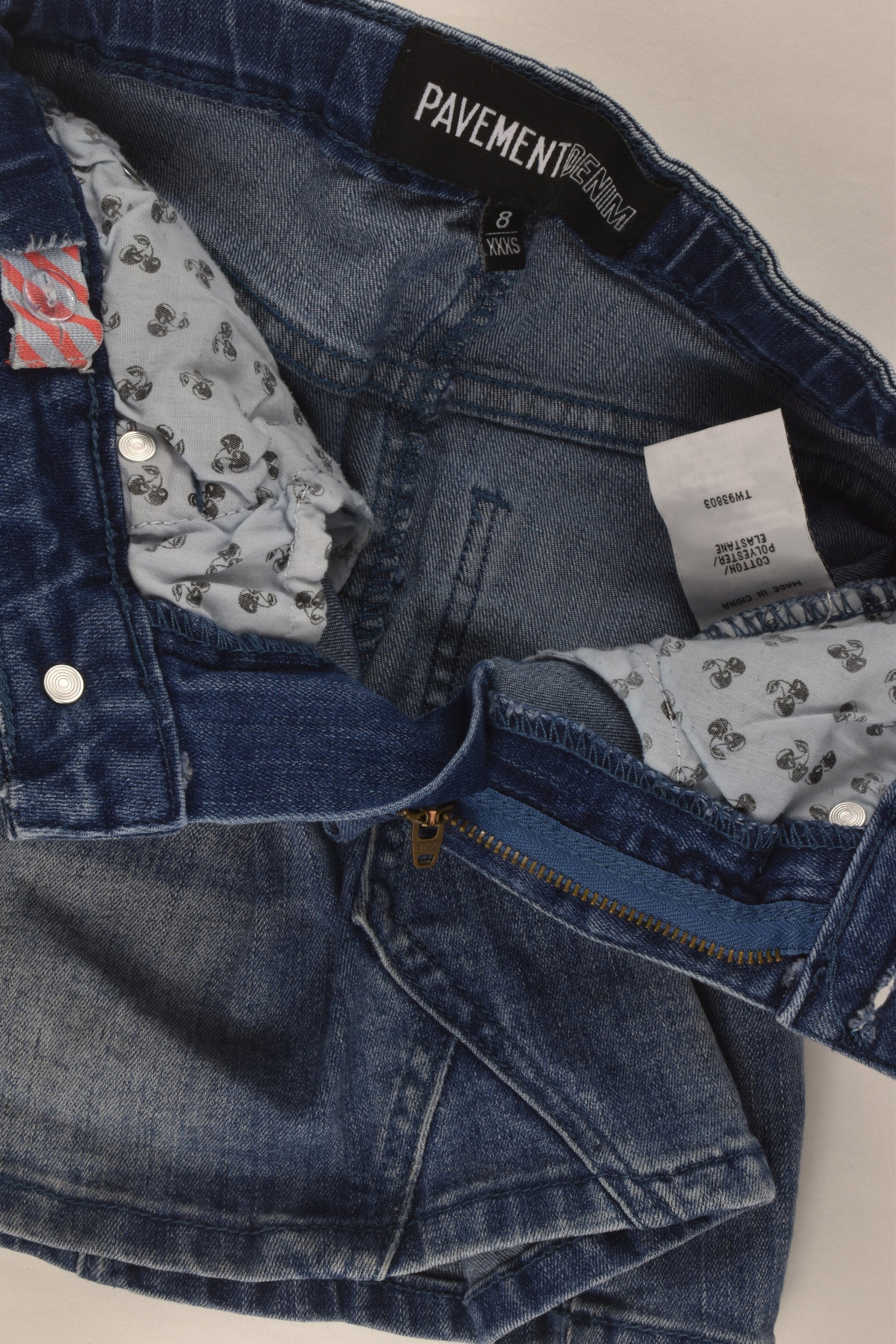 Pavement Size 8 Denim Skirt