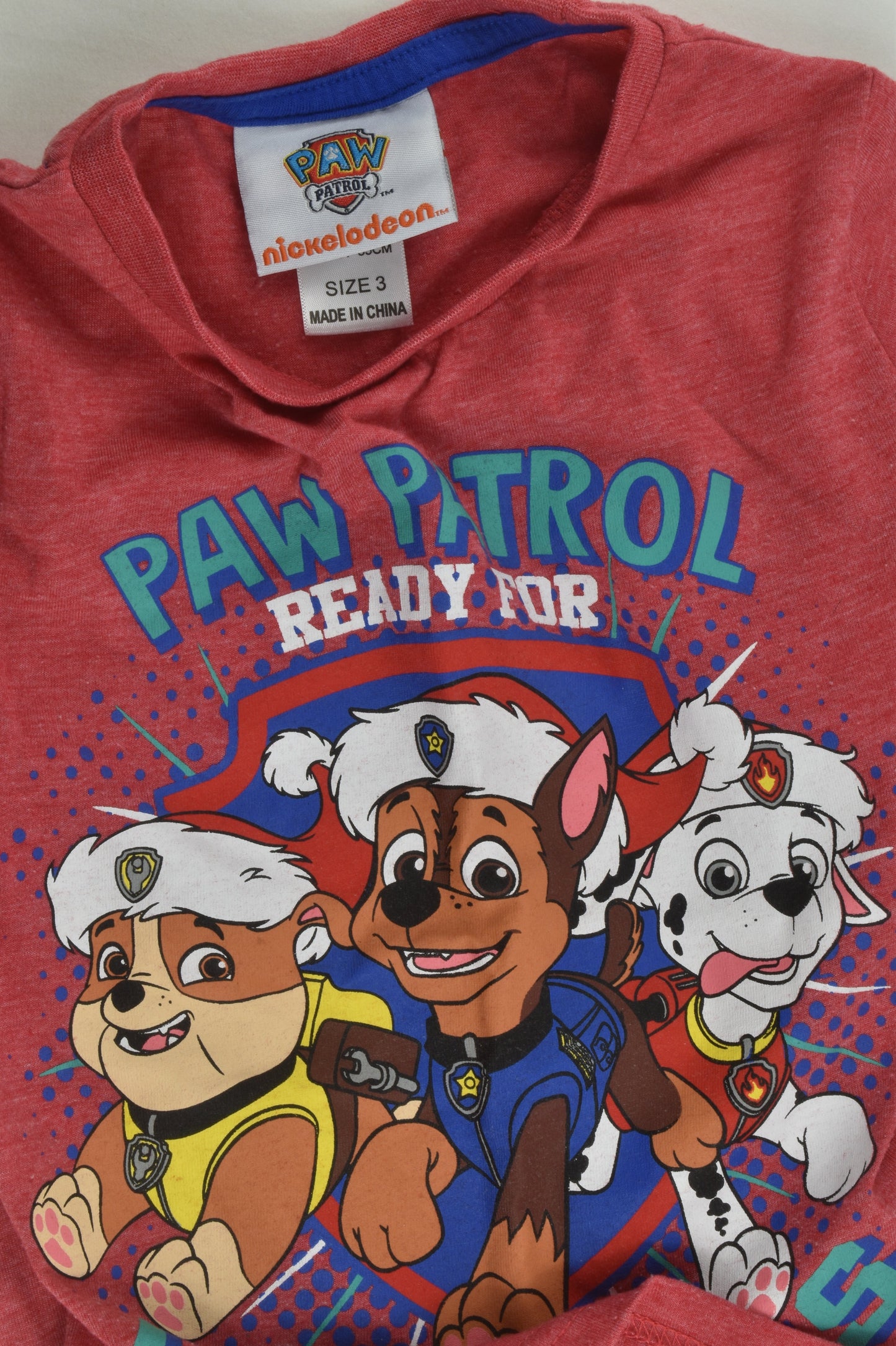 Paw Patrol Size 3 Christmas T-shirt