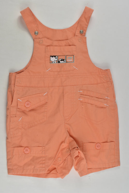 Peanuts Size 00 (6 months) Short Overalls