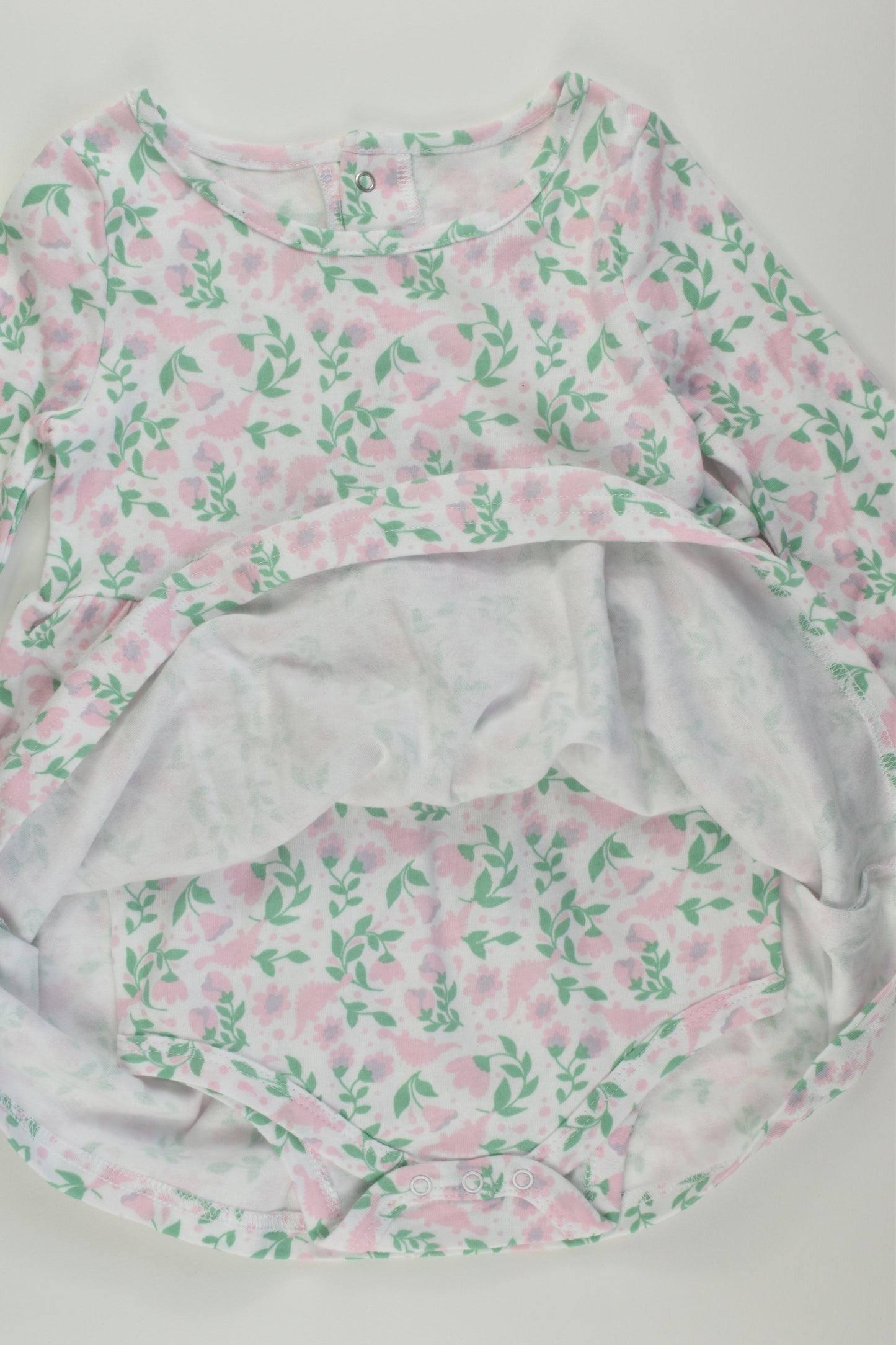 Peanutshell Size 2 Dinosaur Dress with Bodysuit