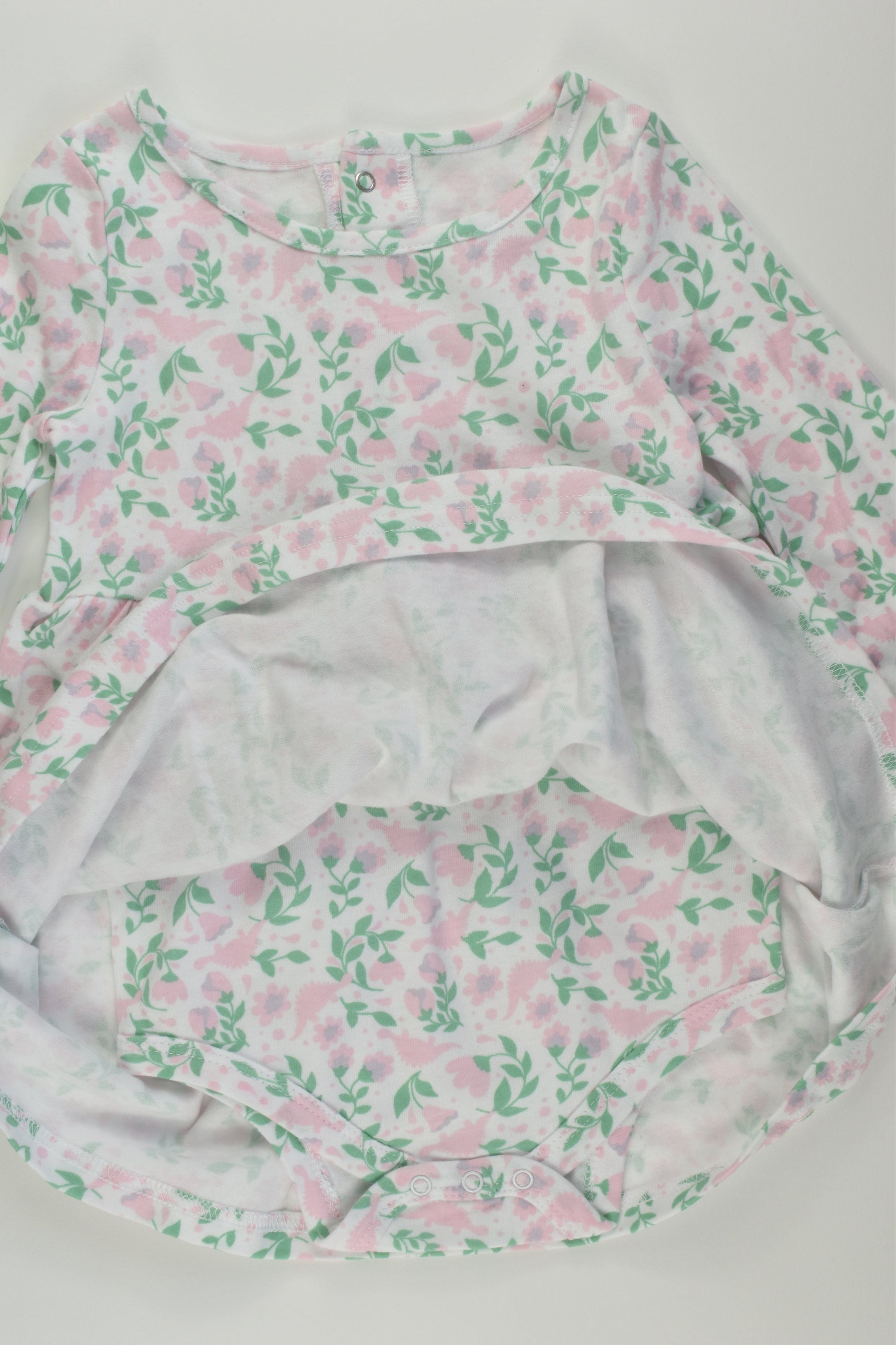 Peanutshell Size 2 Dinosaur Dress with Bodysuit