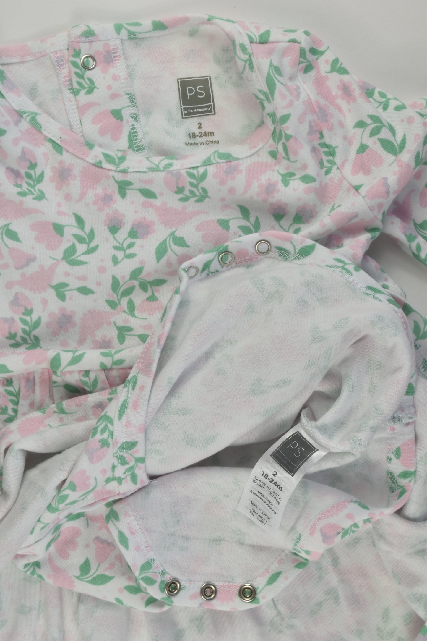 Peanutshell Size 2 Dinosaur Dress with Bodysuit