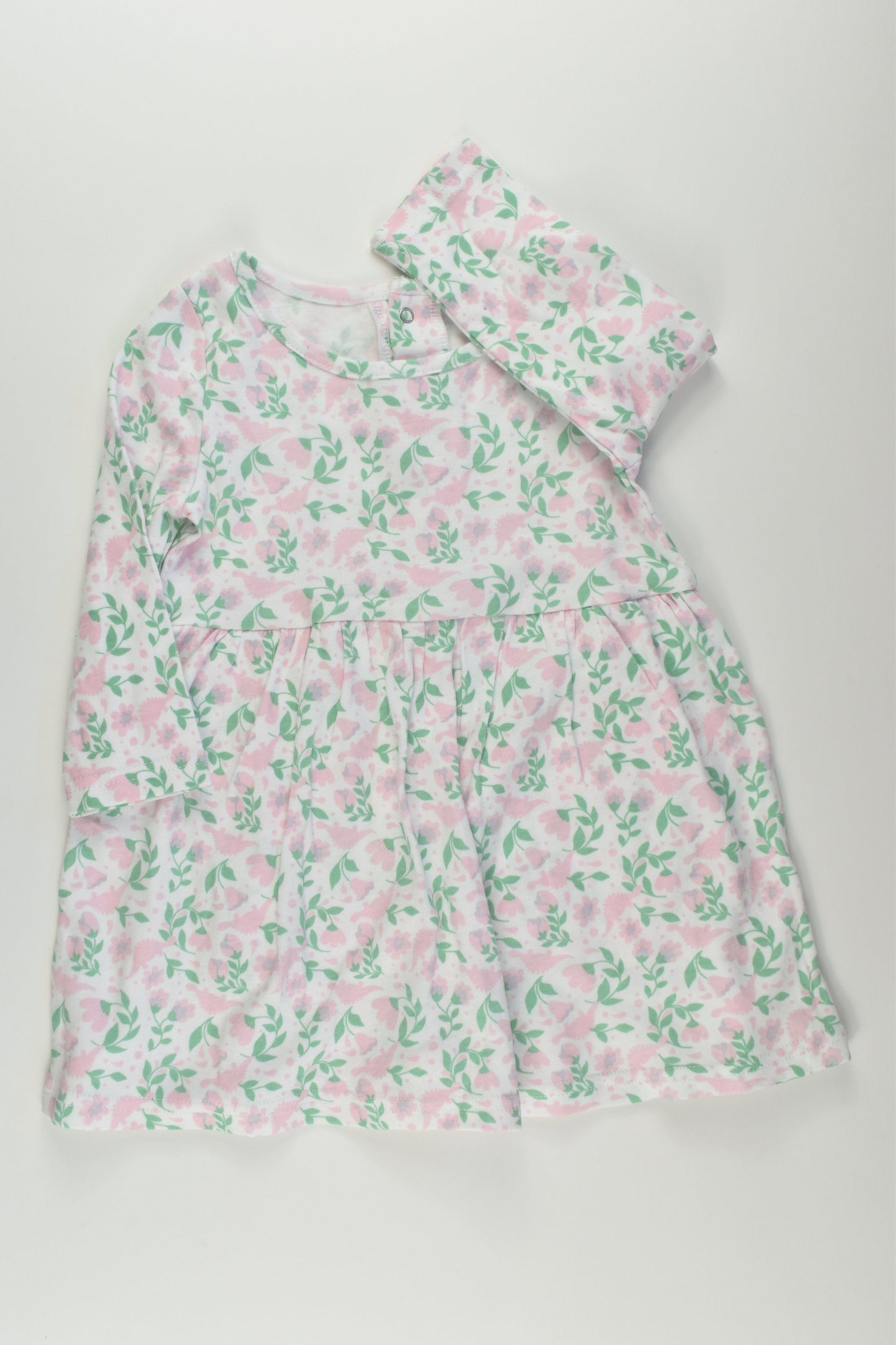 Peanutshell Size 2 Dinosaur Dress with Bodysuit