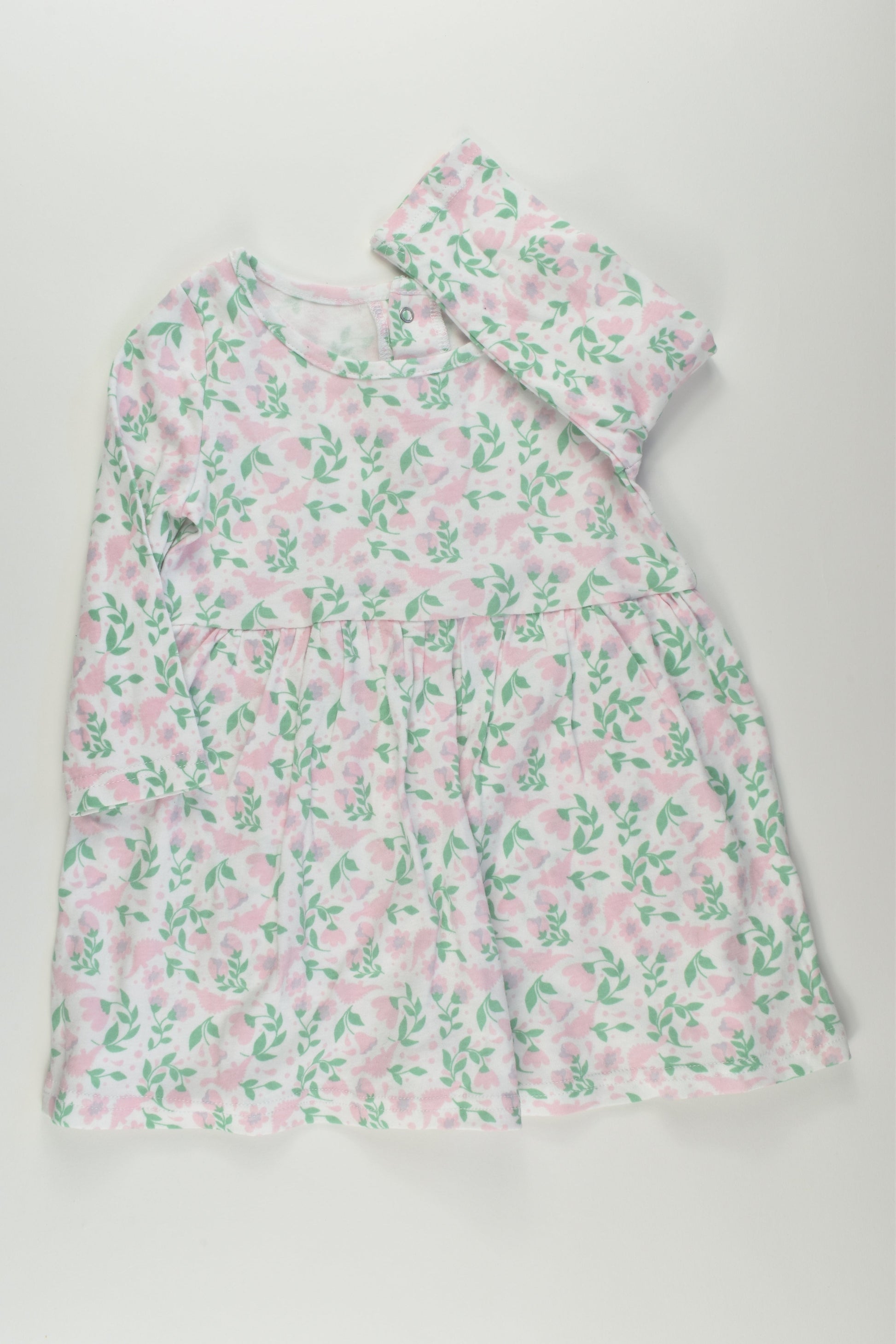 Peanutshell Size 2 Dinosaur Dress with Bodysuit