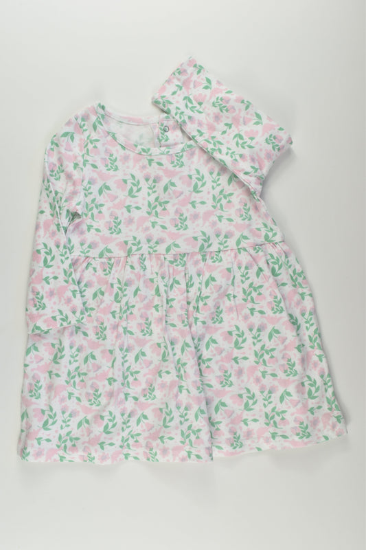 Peanutshell Size 2 Dinosaur Dress with Bodysuit