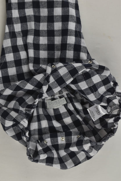 Peggy Size 00 Checked Romper